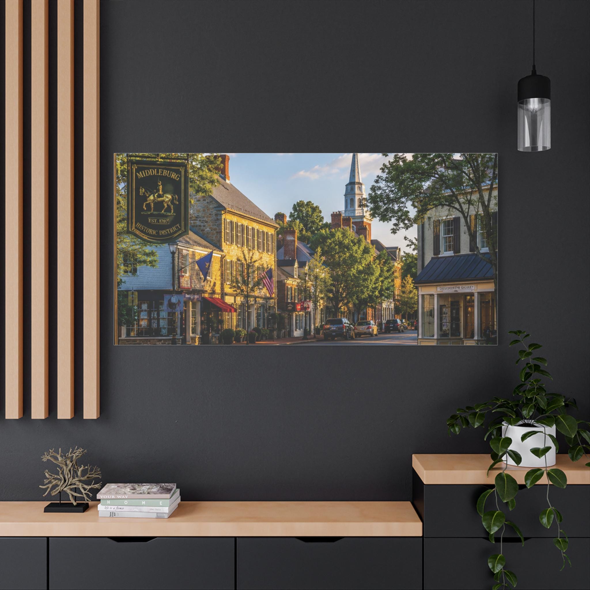 Middleburg Virginia Historic District Print | Loudoun Horse Country Art (Digital Download), Excellent Gift!
