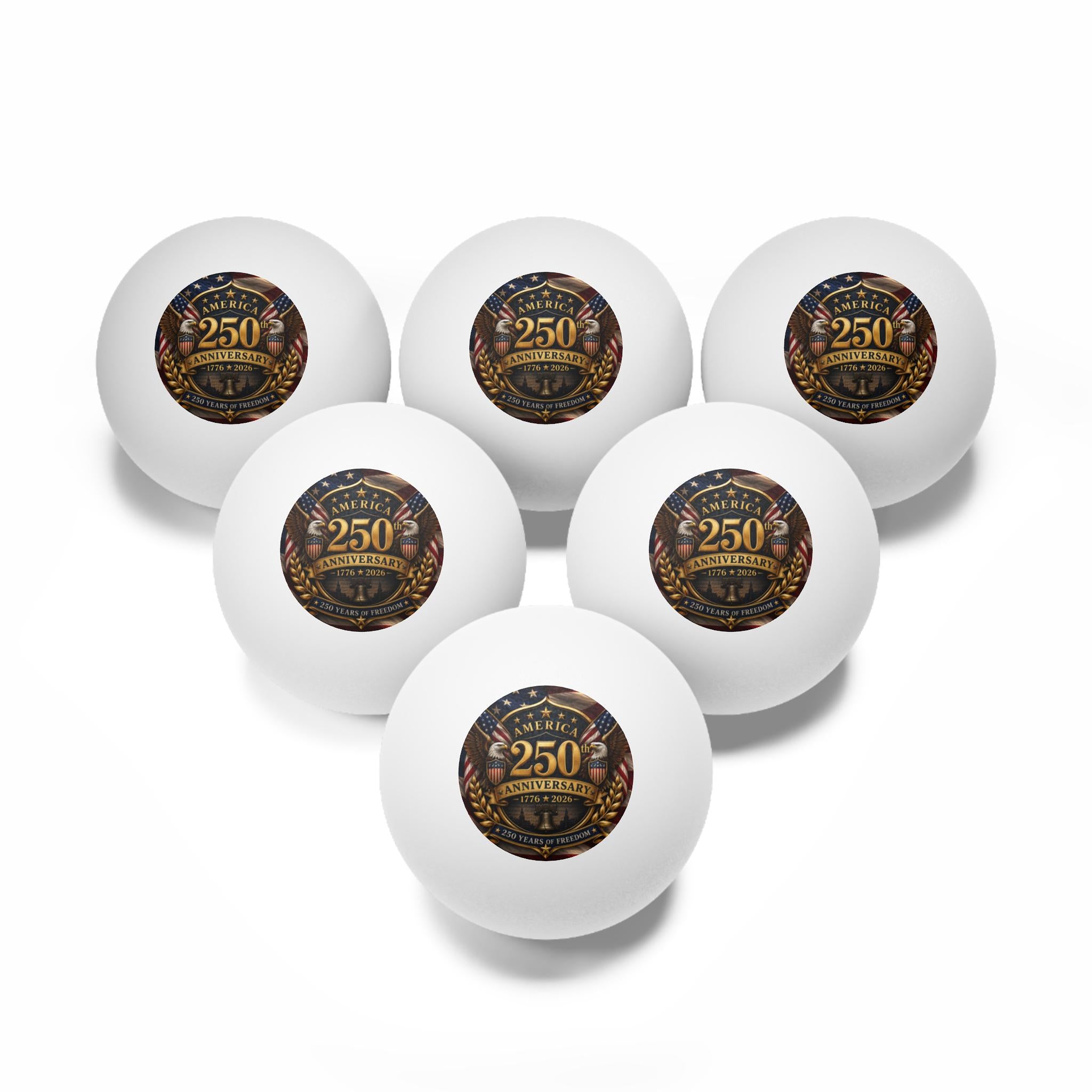 America 250th Anniversary Ping Pong Balls | 1776 2026 commemorative set, Excellent Gift!