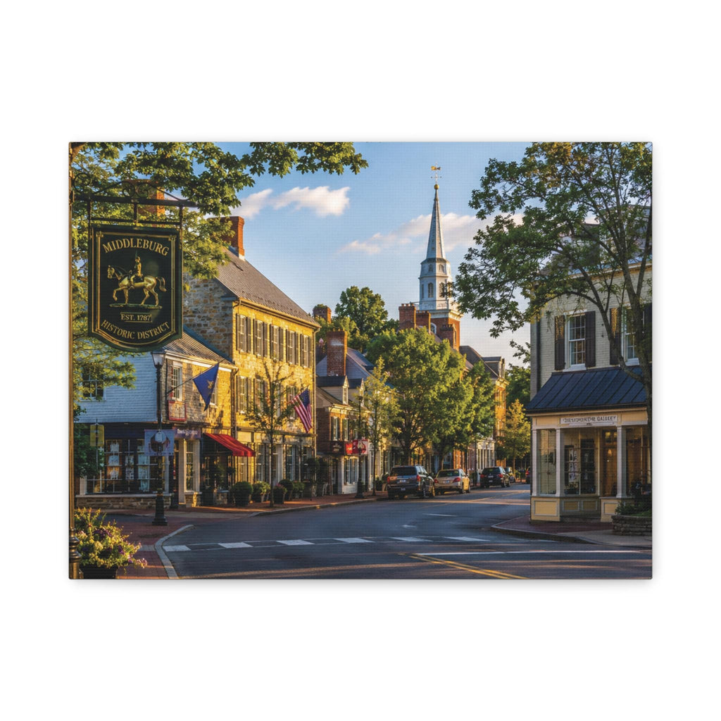 Middleburg Virginia Historic District Print | Loudoun Horse Country Art (Digital Download), Excellent Gift!