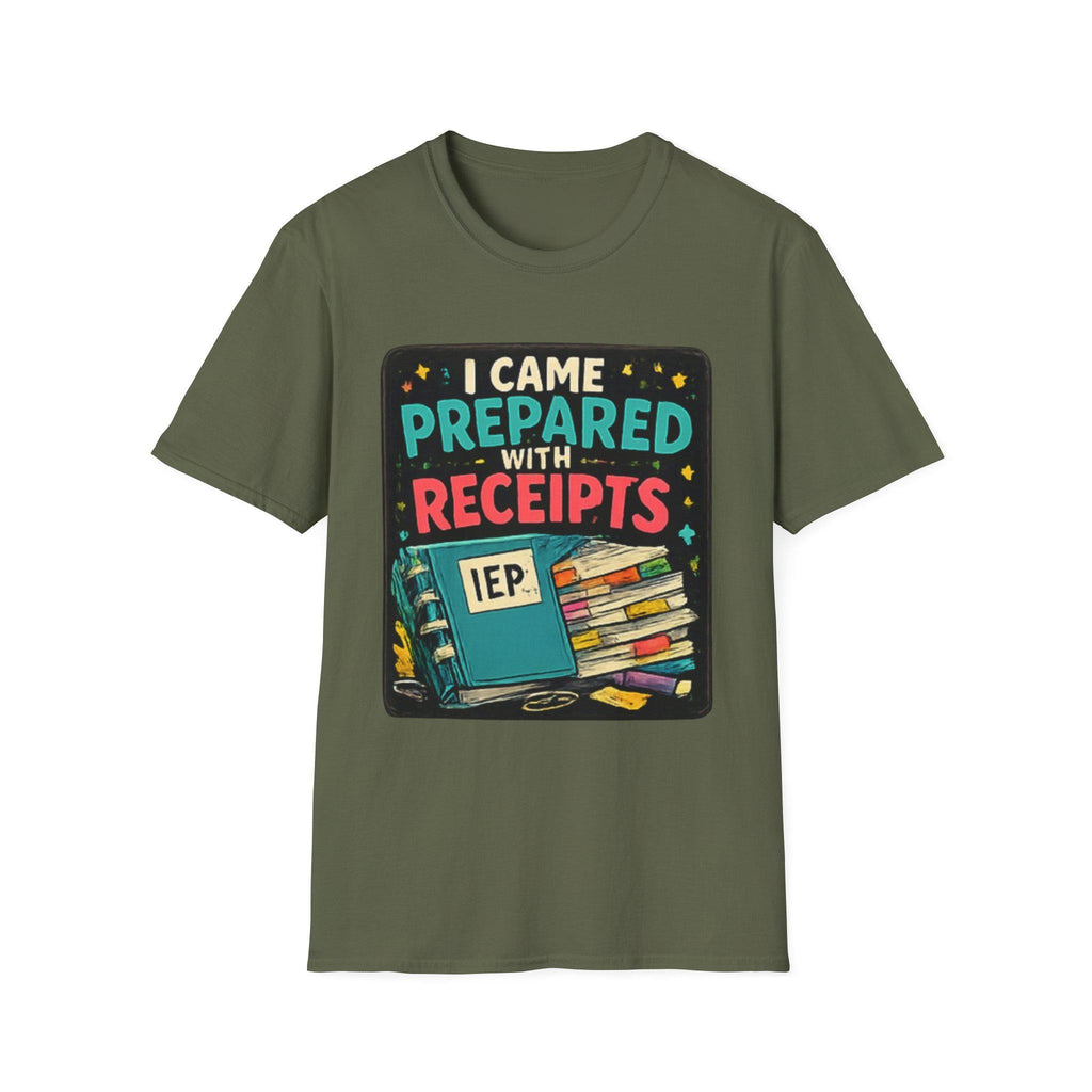 I Came Prepared With Receipts T-Shirt | Funny Accountant Bookkeeper Tee