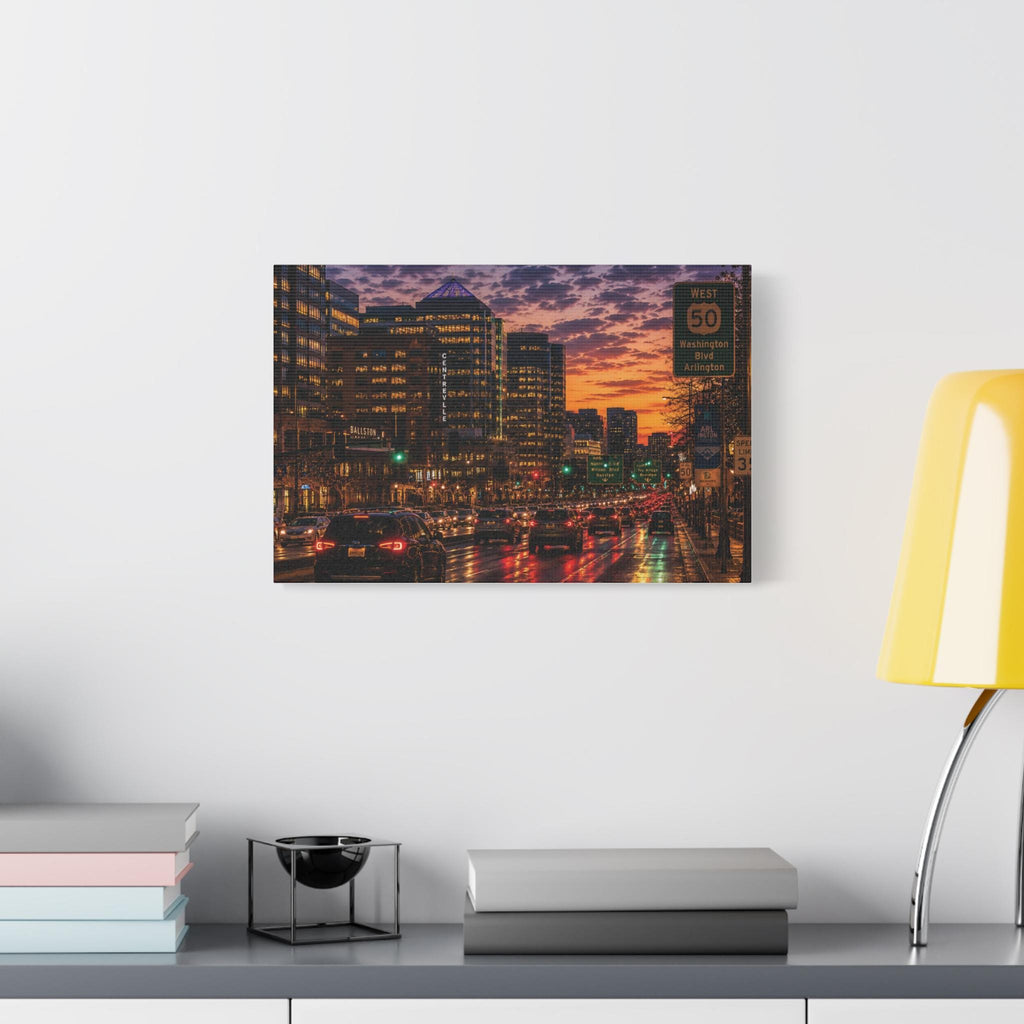 Arlington VA Sunset Cityscape Print | Ballston Skyline (Digital Download) 250th Anniversary, Father's Day Gift, Excellent Gift!