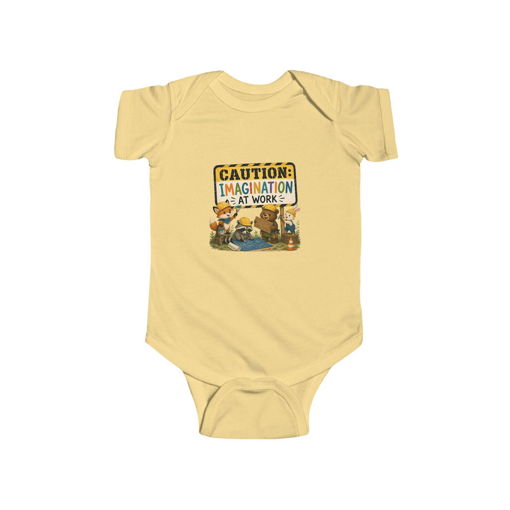 Infant Bodysuit | Woodland Animals Imagination Design, Combed Cotton, Excellent Gift!