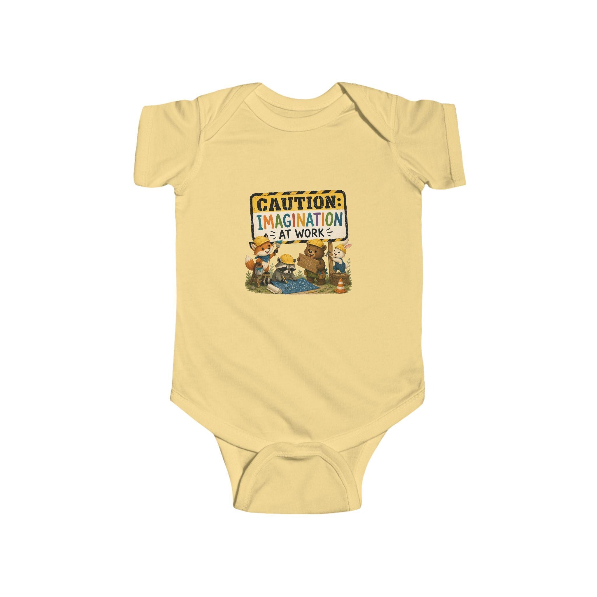 Infant Bodysuit | Woodland Animals Imagination Design, Combed Cotton, Excellent Gift!