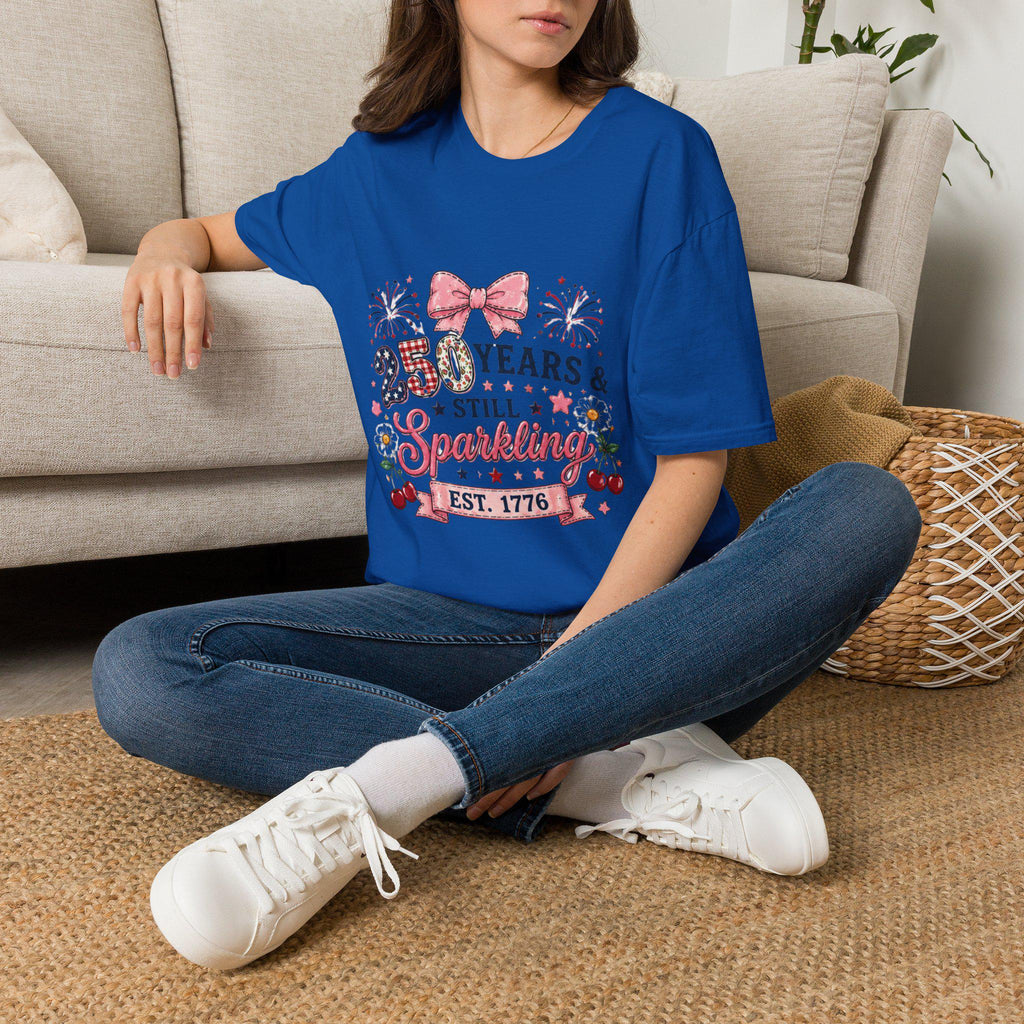 250 Years Sparkling T-Shirt | Patriotic 1776 America USA Tee, Excellent Gift!