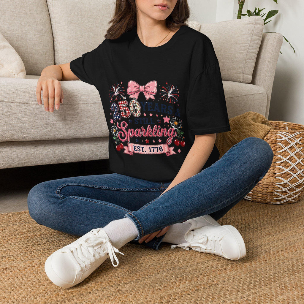 250 Years Sparkling T-Shirt | Patriotic 1776 America USA Tee, Excellent Gift!