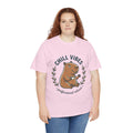Capybara Chill Vibes Tee | Relaxing Capybara Illustration, Casual Animal Shirt