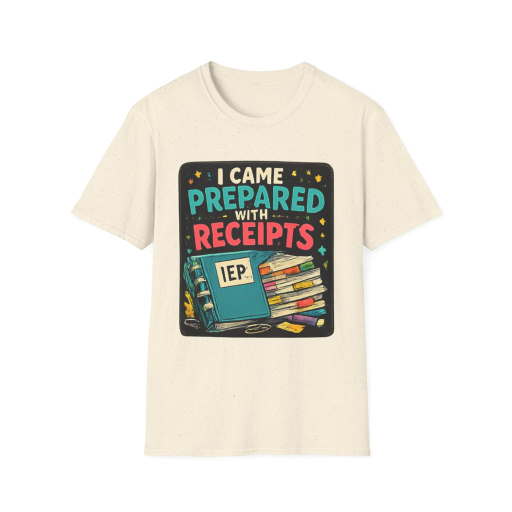 I Came Prepared With Receipts T-Shirt | Funny Accountant Bookkeeper Tee