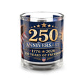250th Anniversary 1776-2026 Glass Mug | American Flag Bald Eagle, Excellent Gift!