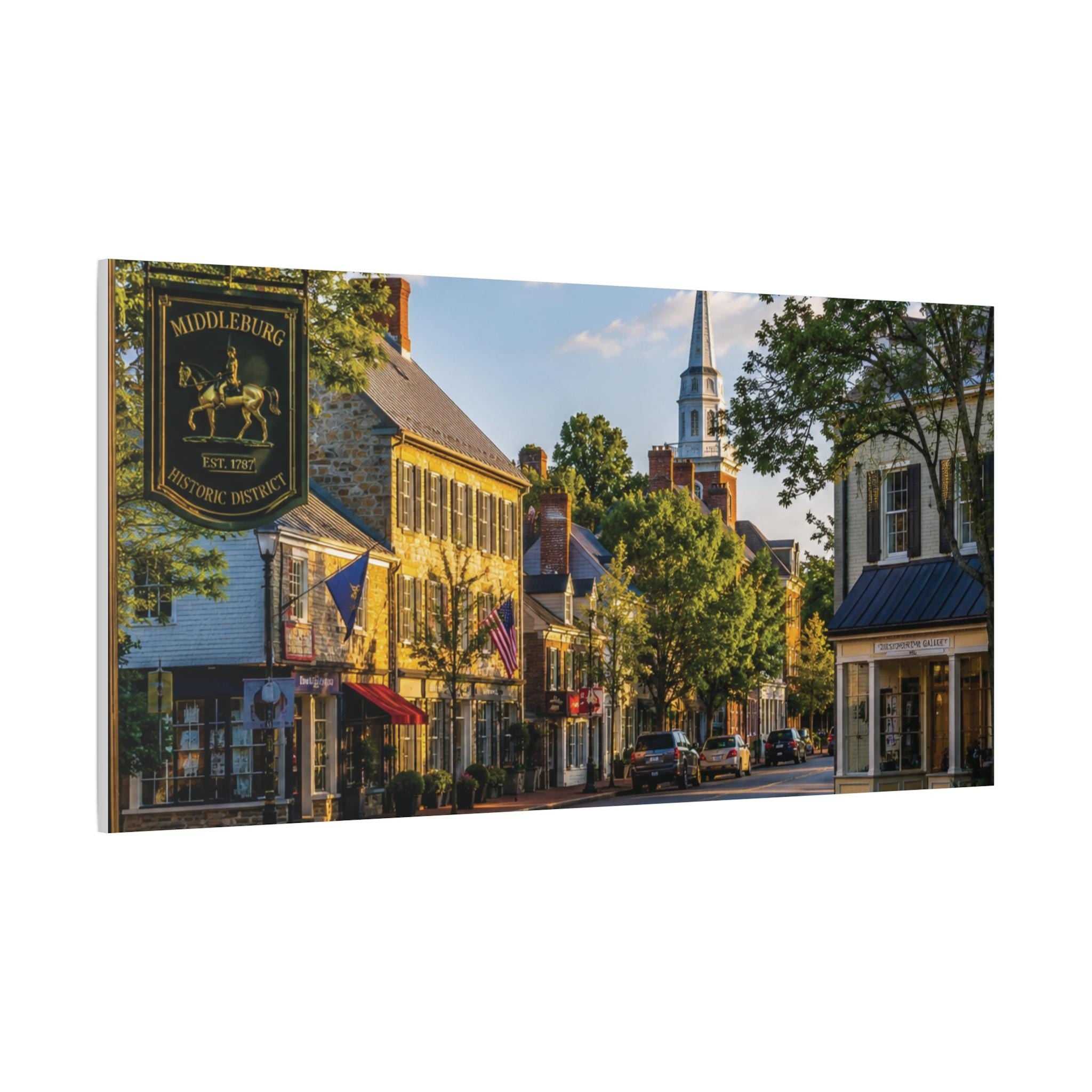 Middleburg Virginia Historic District Print | Loudoun Horse Country Art (Digital Download), Excellent Gift!