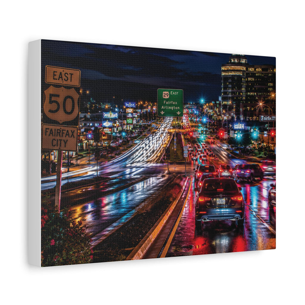 Route 50 Nightscape Print | Fairfax VA Photography (Digital Download), Excellent Gift!