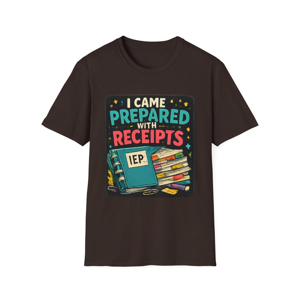I Came Prepared With Receipts T-Shirt | Funny Accountant Bookkeeper Tee