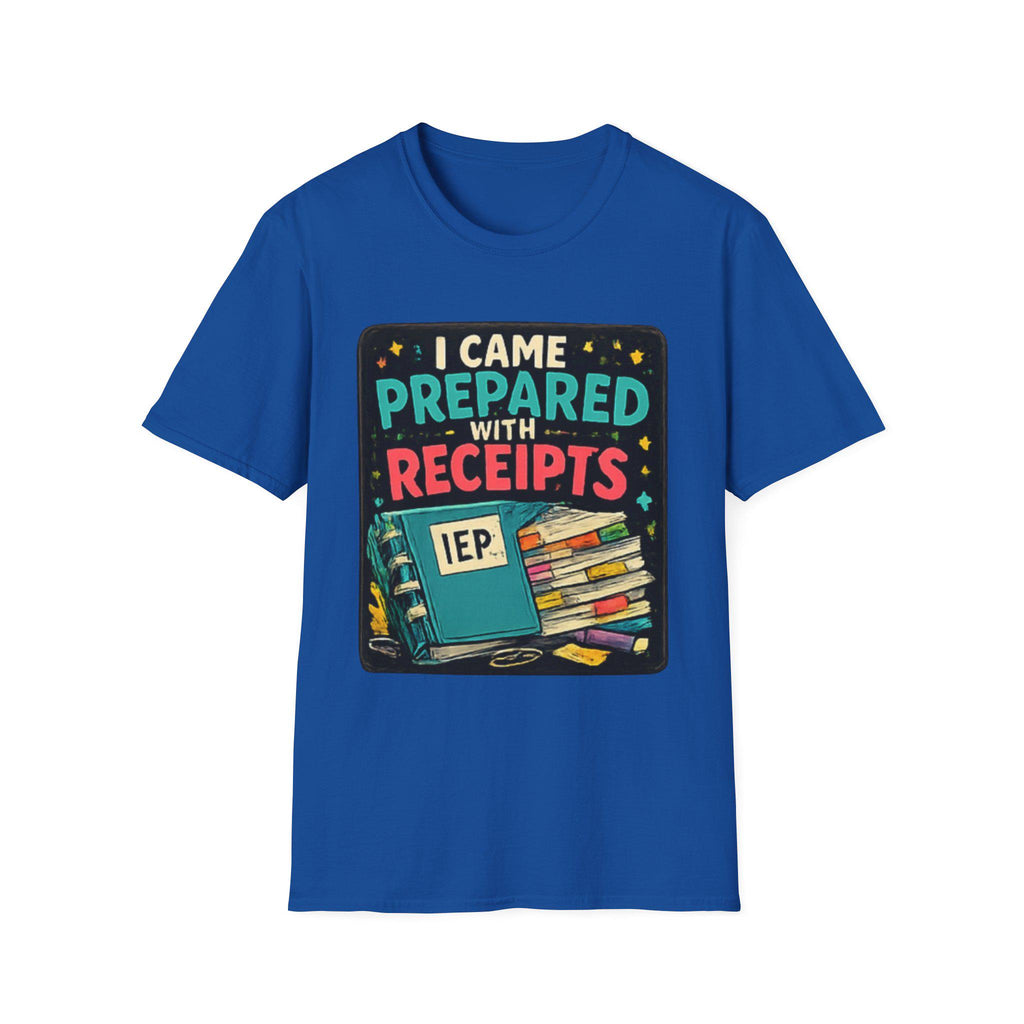 I Came Prepared With Receipts T-Shirt | Funny Accountant Bookkeeper Tee