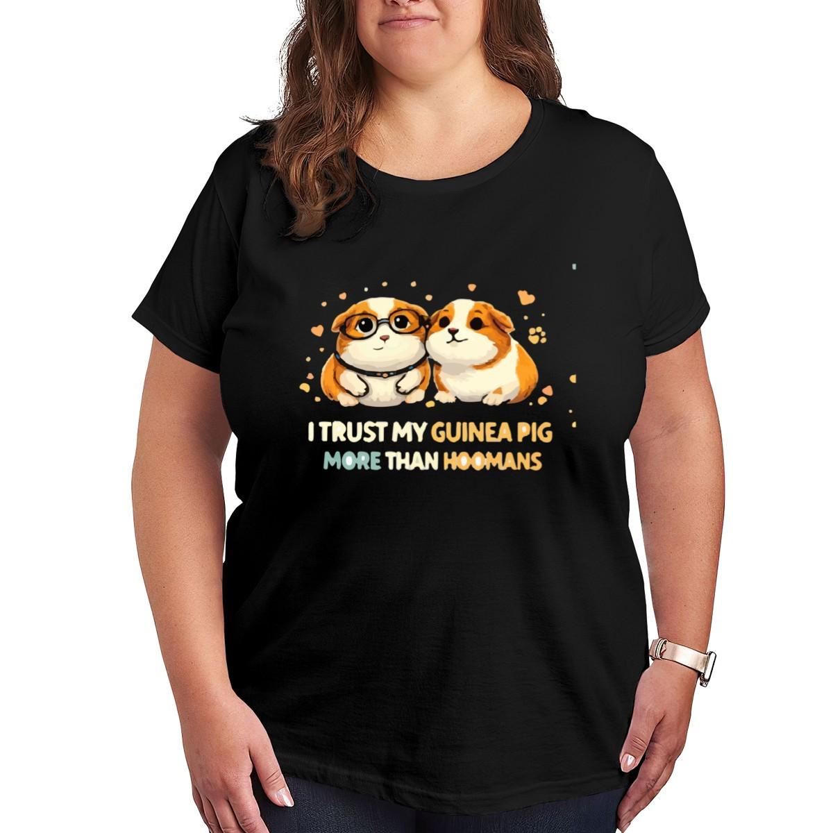 Funny Guinea Pig T-Shirt, Cavy Lover Pet Mom Tee, 100% Cotton Shirt