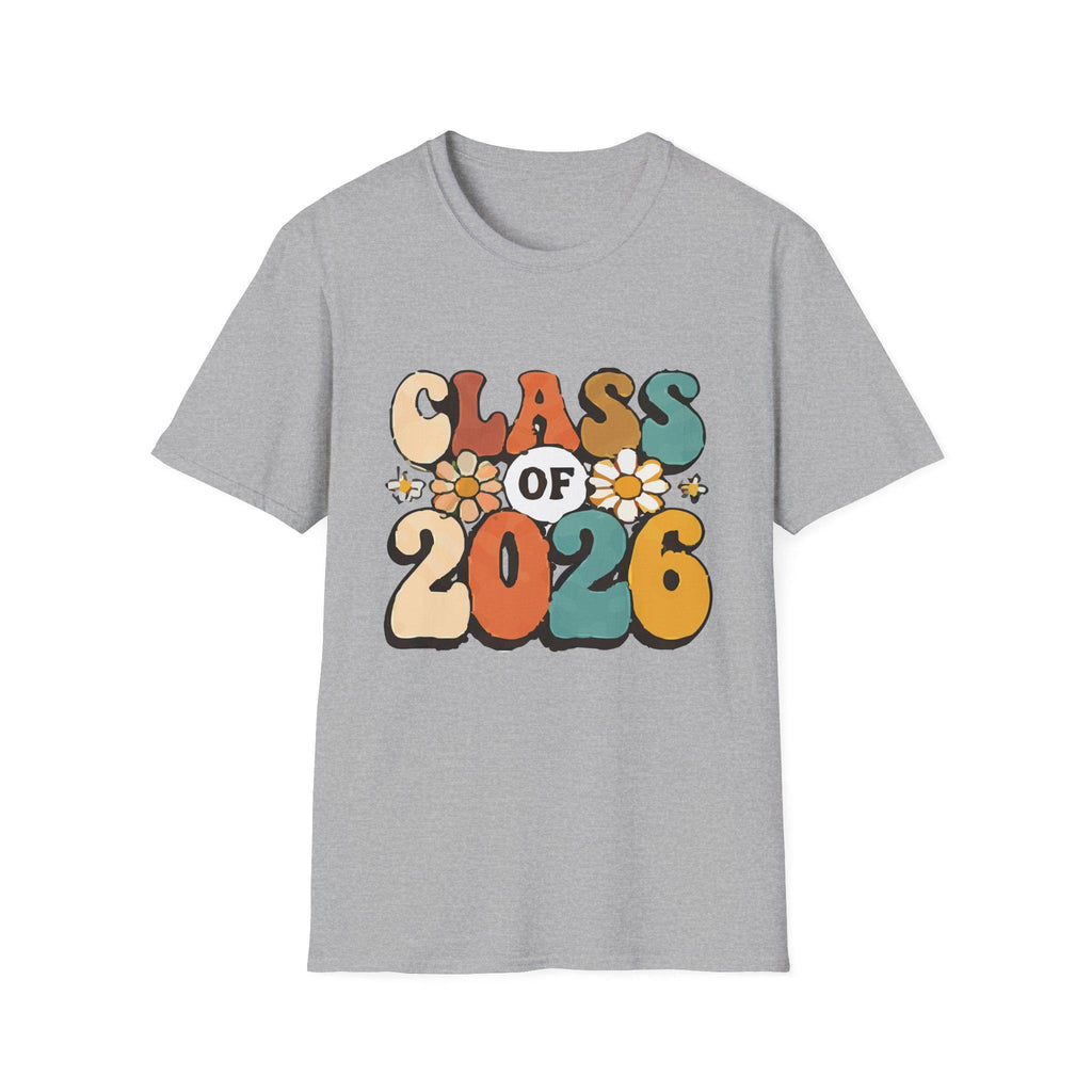Class of 2026 Retro Flowers T-Shirt | Graduation Tee
