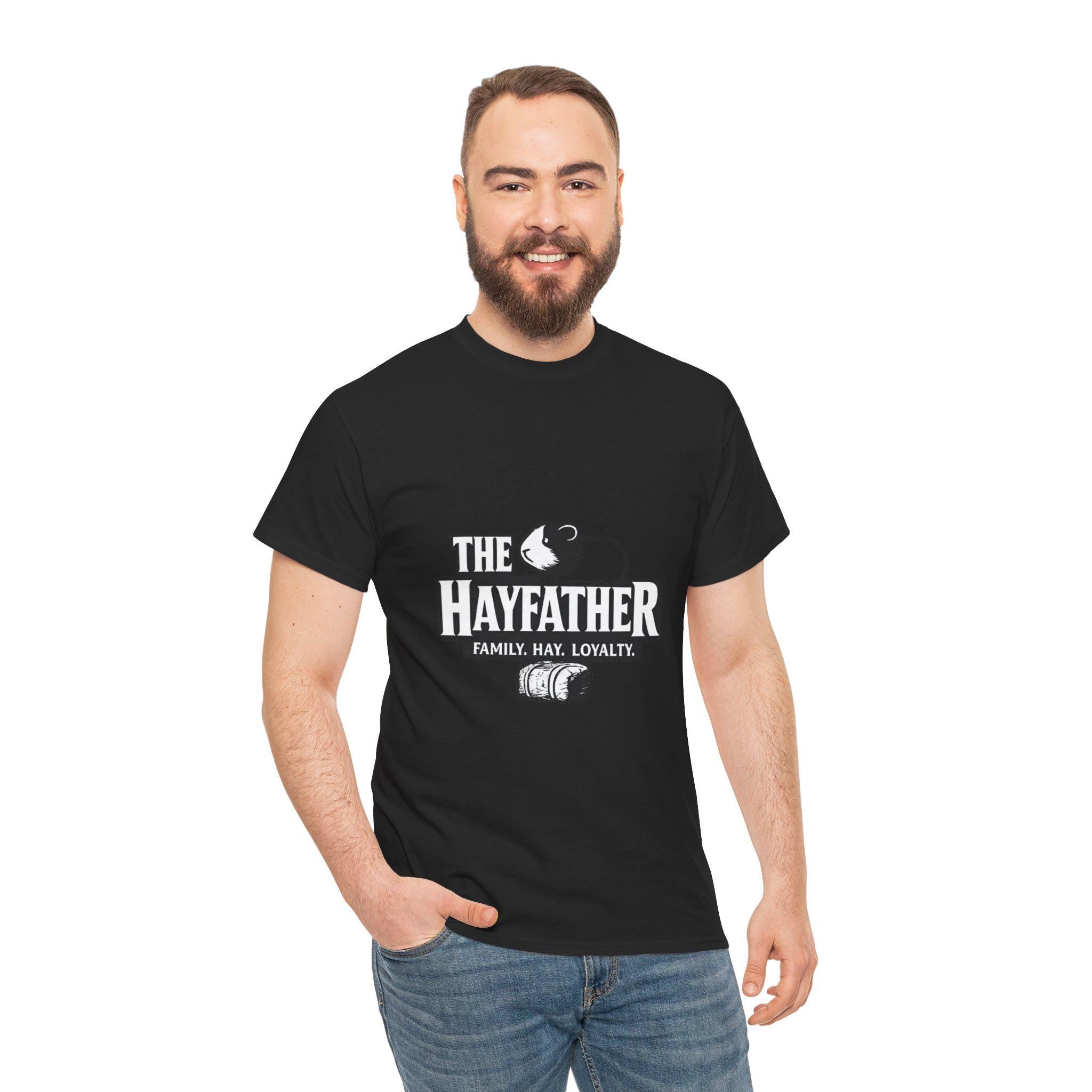 The Hayfather, Tee | Farm Dad, Hay Bales, Ranch Life Shirt, Excellent Gift!