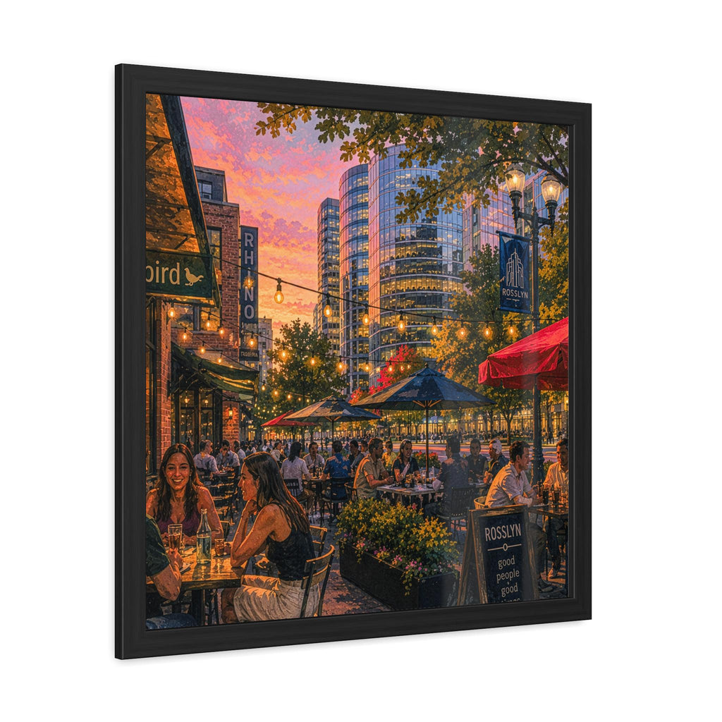 Rosslyn Virginia Wall Art Printable | Northern Virginia Sunset Print | DC Area Cityscape Photography | Digital Download