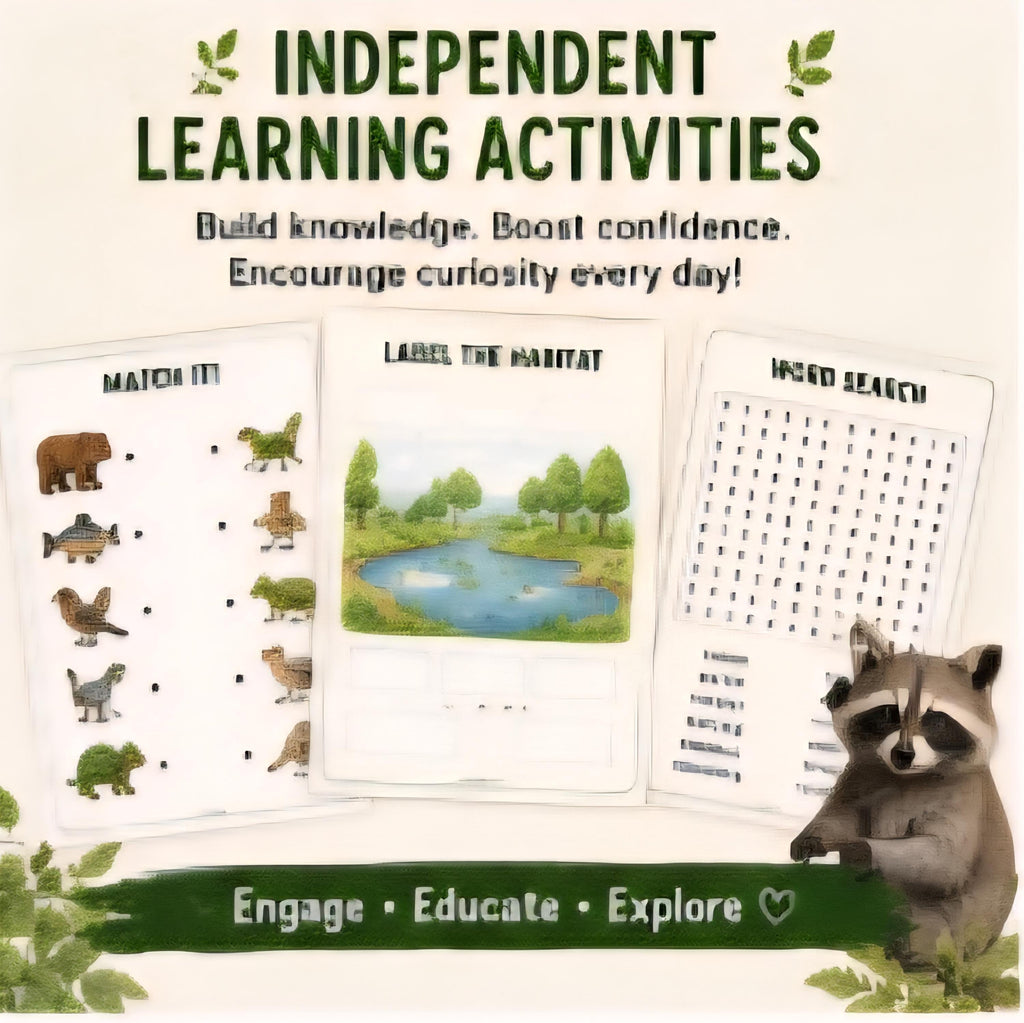 Environmental Studies Homeschool Packet Printable, Ecosystems and Conservation Worksheets, Earth Science Unit PDF