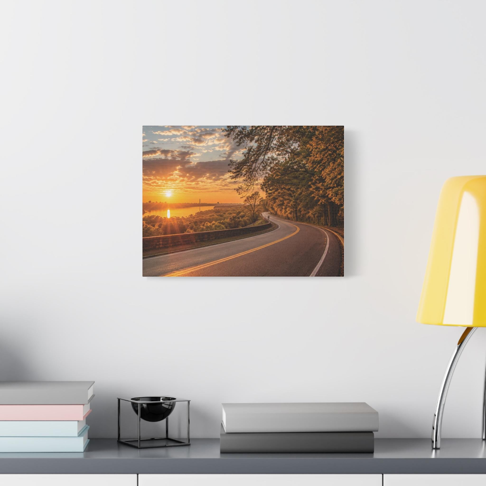 Virginia Country Road Autumn Landscape Print | Winding Road Fall Foliage (Digital Download), Excellent Gift!