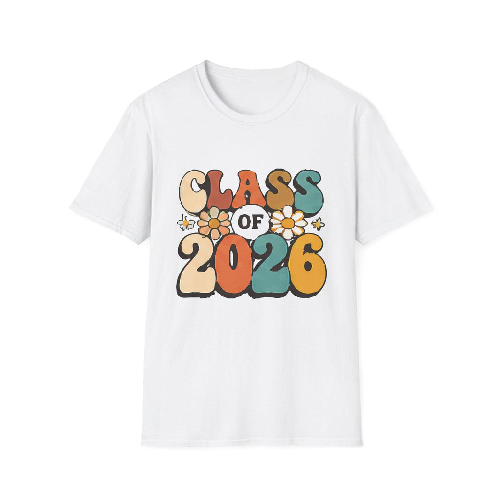 Class of 2026 Retro Flowers T-Shirt | Graduation Tee