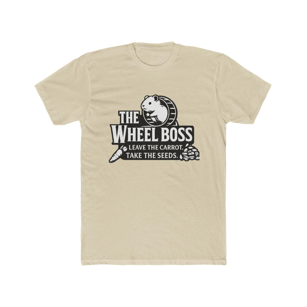 Wheel Boss Hamster Logo Tee | "Leave the Carrot, Take the Seeds", Excellent Gift!