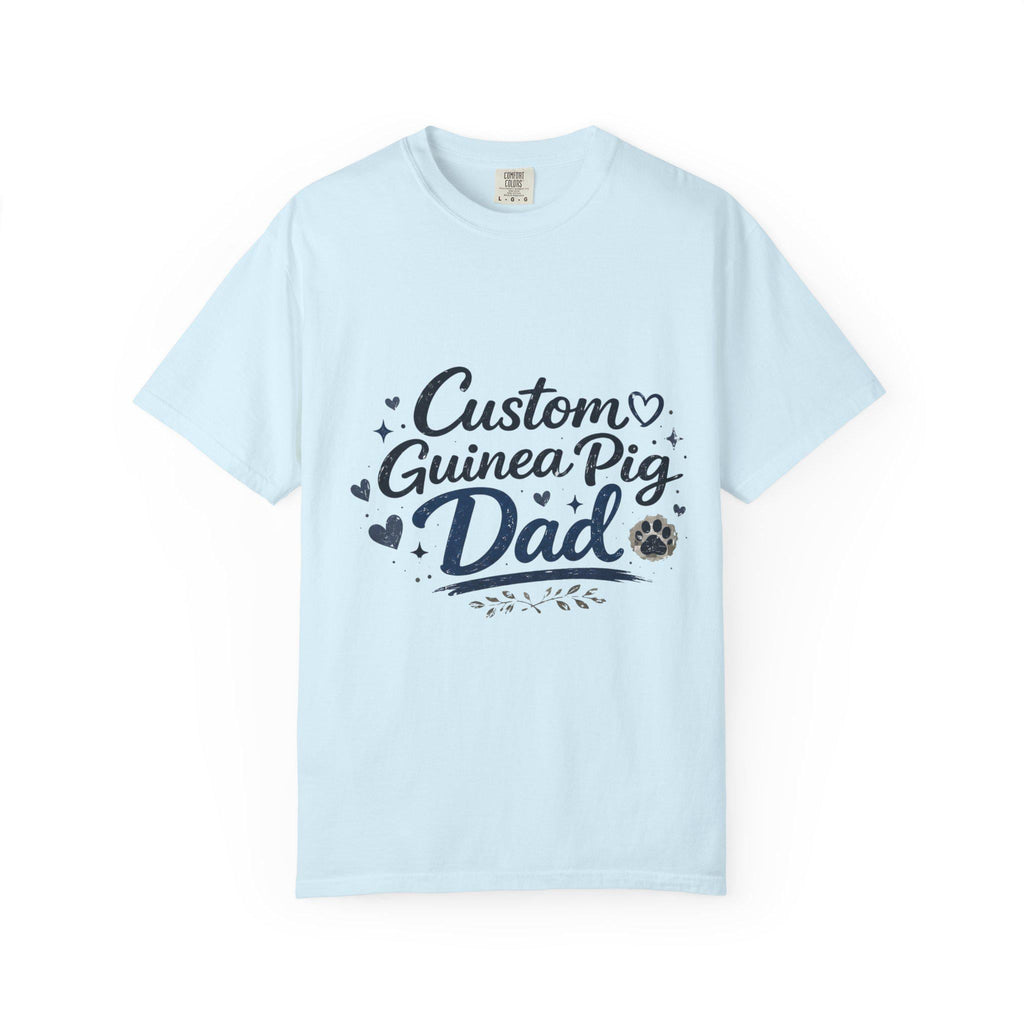 Custom Personalized Guinea Pig Dad T-Shirt | Personalized Small Pet Owner Tee, Excellent Gift!