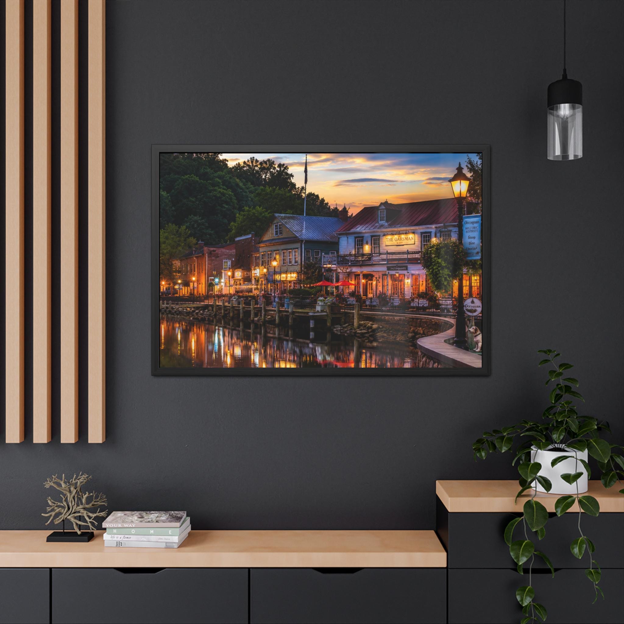 Occoquan Historic District Waterfront Print | Virginia River Town Photography (Digital Download), Excellent Gift!