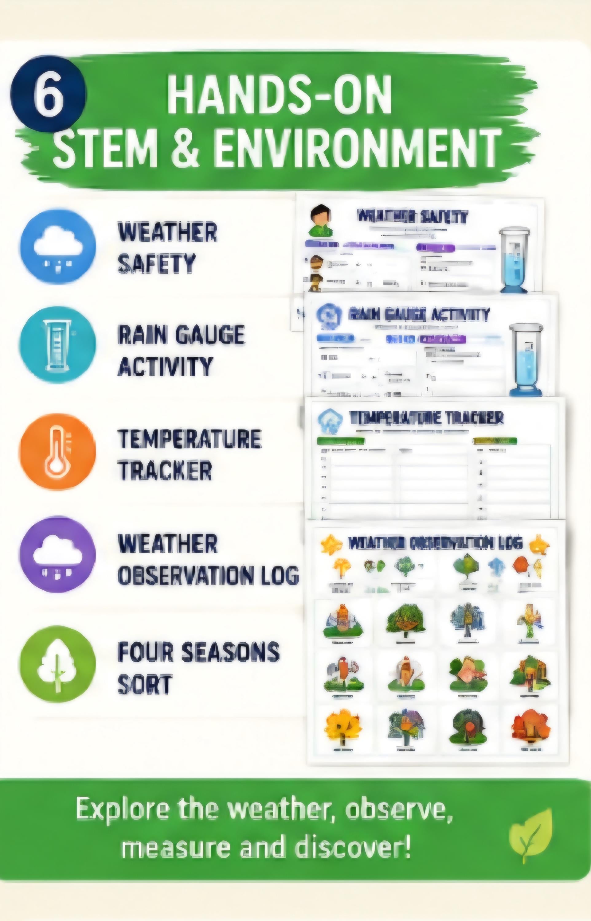 SEL Activities Bundle Printable, Environment and STEM Worksheets, Social Emotional Learning Homeschool PDF