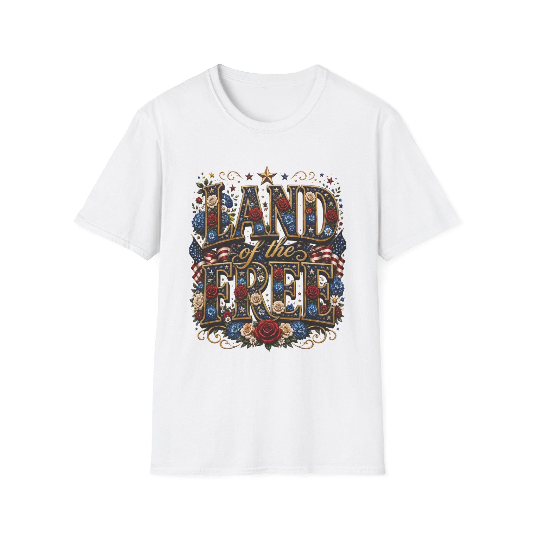 Unisex Softstyle T-Shirt, 250th Anniversary, America USA Birthday, 4th of July, Excellent Gift!