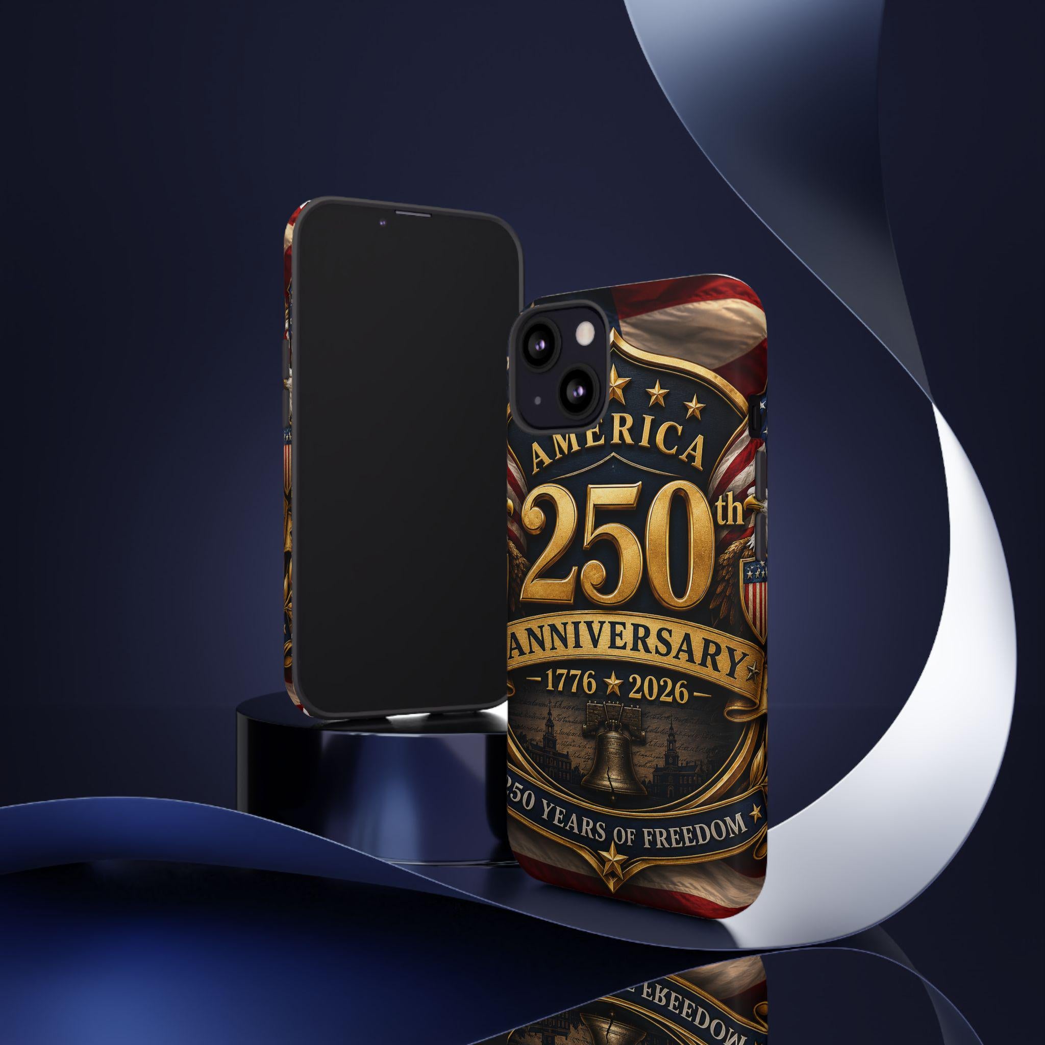 250th Anniversary 1776-2026 Patriotic Phone Case | USA Liberty Emblem, Excellent Gift!