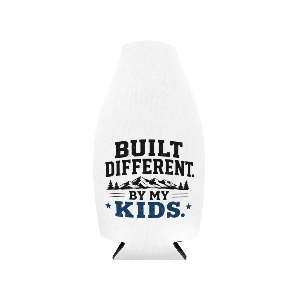 Built Different by My Kids Zip-Up Bottle Cooler Sleeve, Excellent Gift!