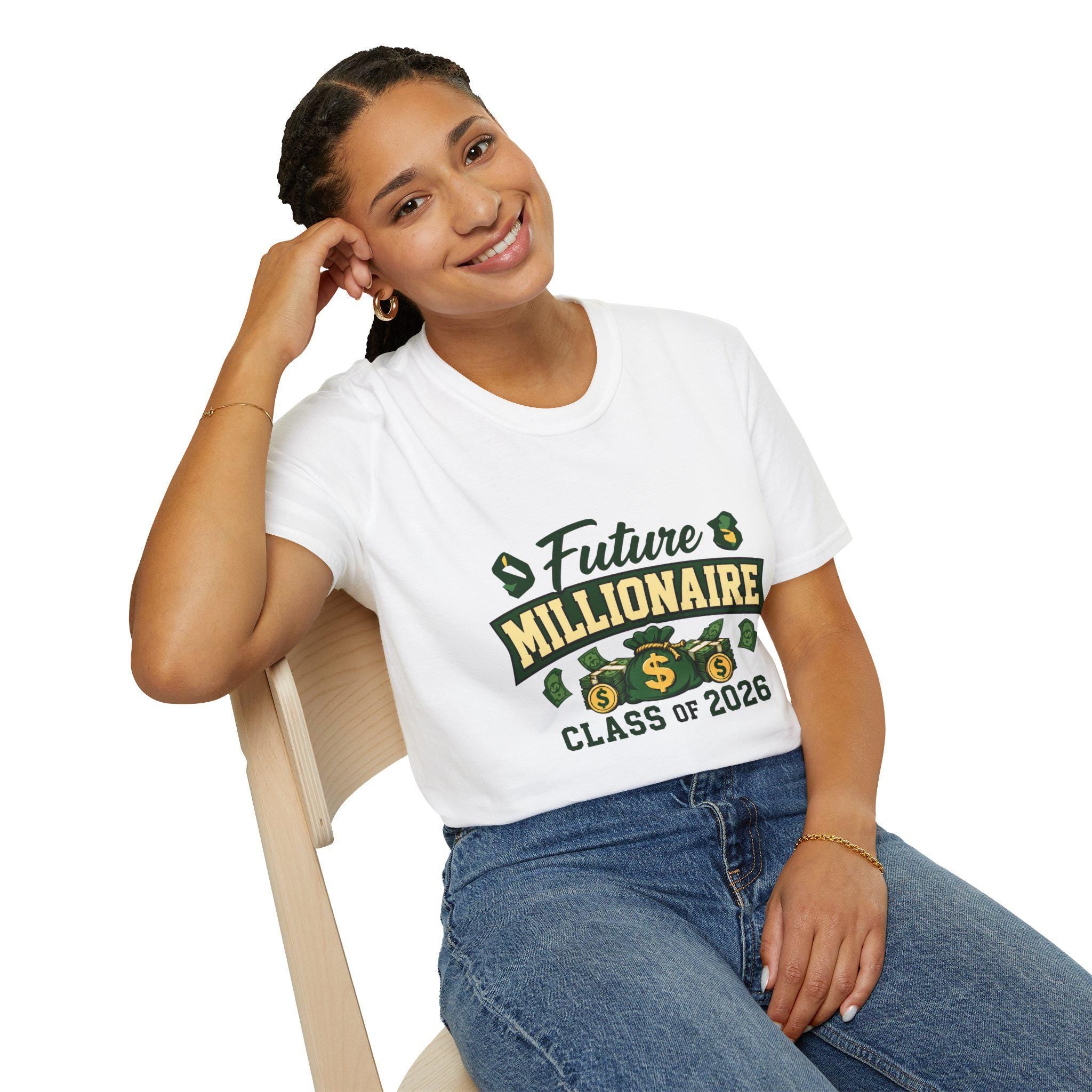 Future Millionaire T-Shirt | Class of 2026 graduation money design