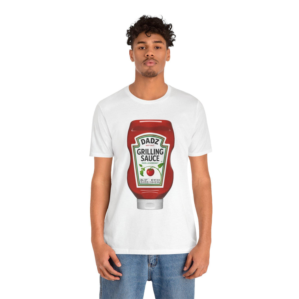 Dad Grilling Sauce ketchup bottle T-Shirt | BBQ BBQing Tee, Excellent Gift!