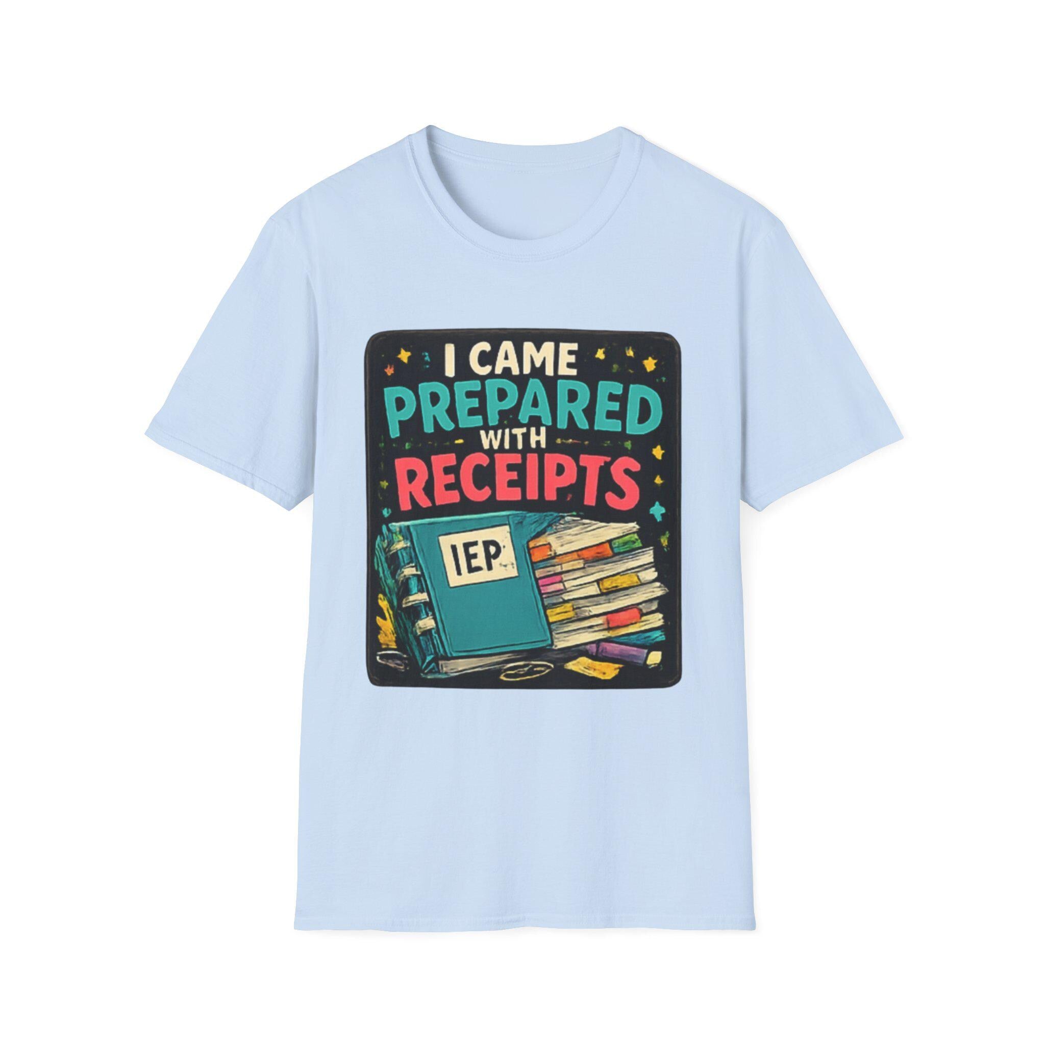 I Came Prepared With Receipts T-Shirt | Funny Accountant Bookkeeper Tee