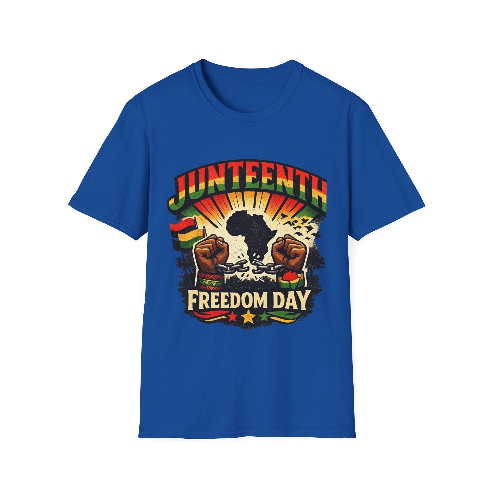 Juneteenth Freedom Day T-Shirt | African Fist, Pan-African Colors 250th Anniversary, Father's Day Gift, Excellent Gift!