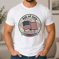 4th of July Flag Emblem T-Shirt | Celebrate Freedom, Fireworks 250th Anniversary, Father's Day Gift, Excellent Gift!