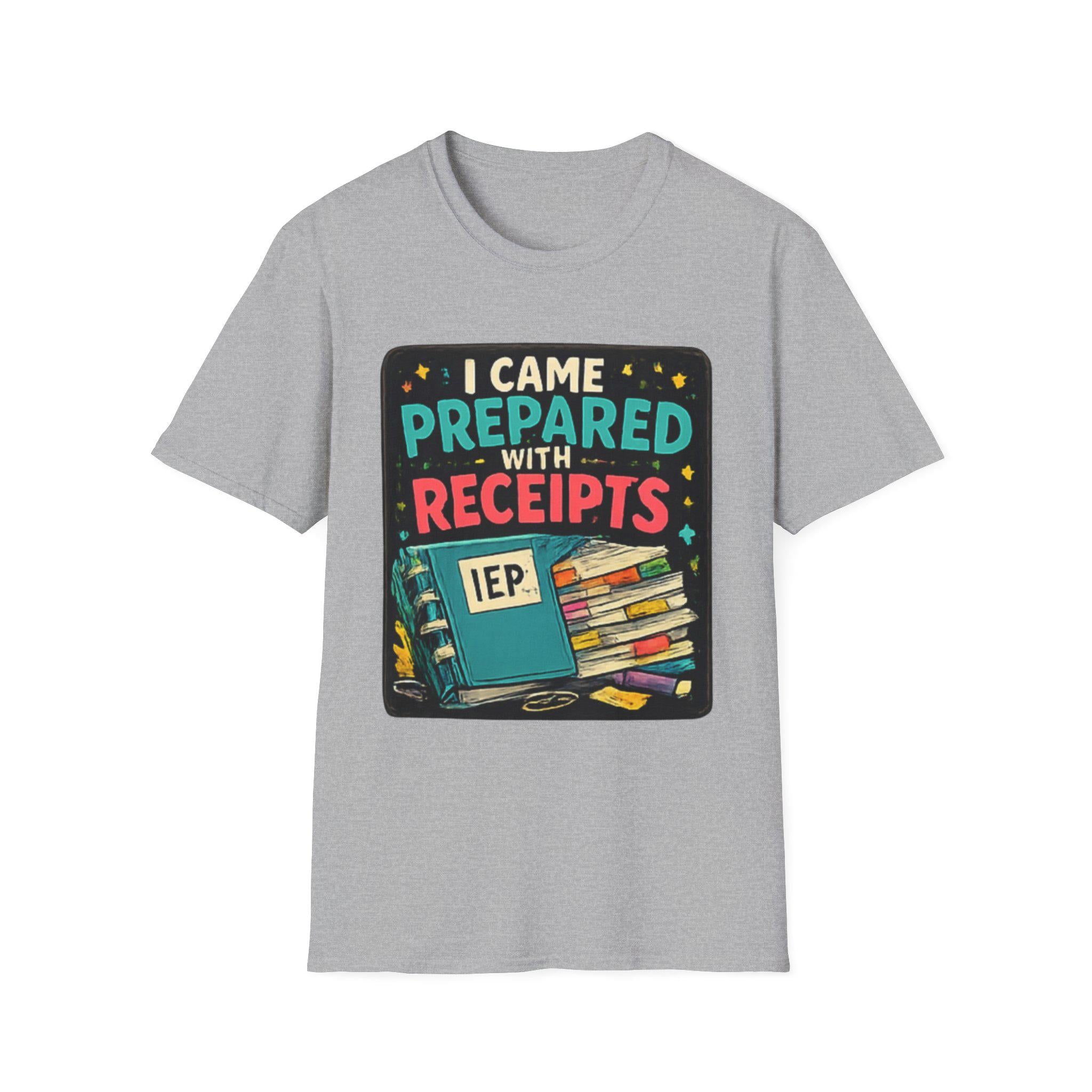 I Came Prepared With Receipts T-Shirt | Funny Accountant Bookkeeper Tee