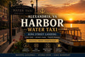 Alexandria VA Harbor Water Taxi Sunset Art (Digital Download) King Street Landing Waterfront Scene, Excellent Gift!
