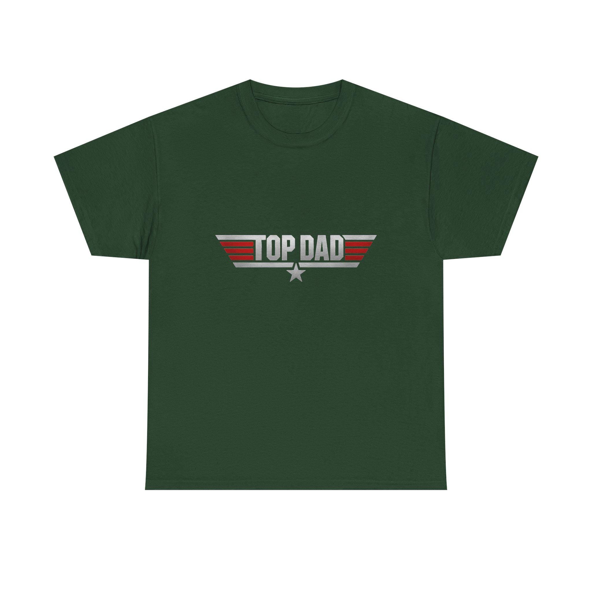 Top Dad retro wings Tee | Father graphic shirt, military star logo, Excellent Gift!