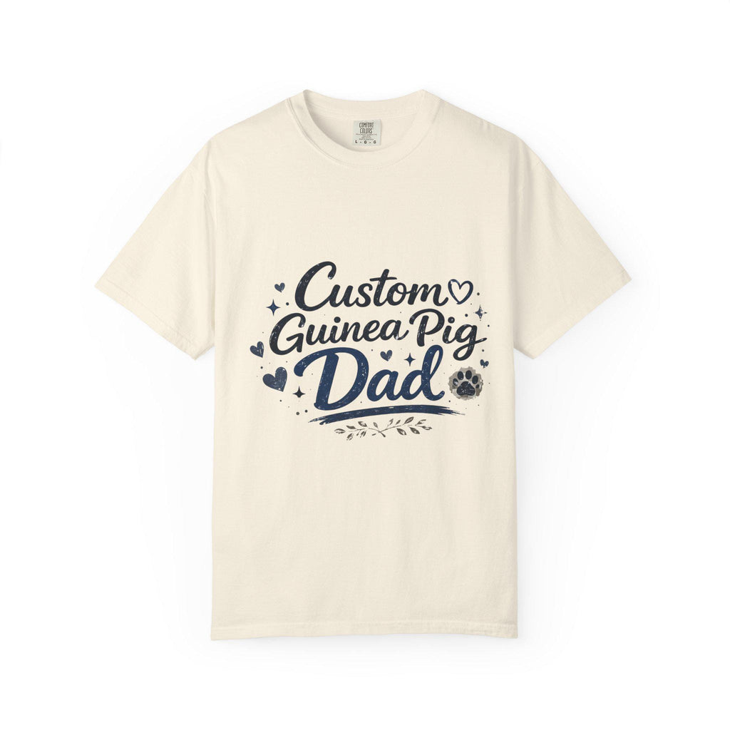 Custom Personalized Guinea Pig Dad T-Shirt | Personalized Small Pet Owner Tee, Excellent Gift!