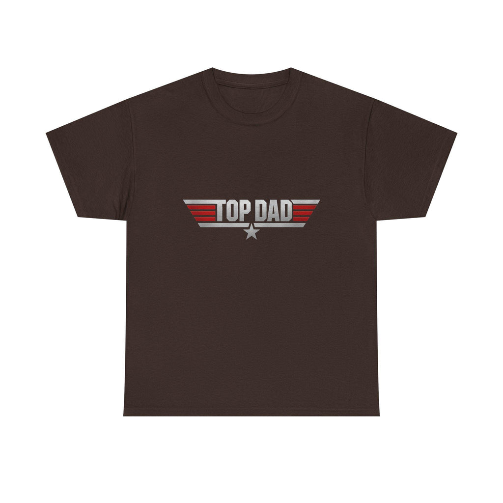 Top Dad retro wings Tee | Father graphic shirt, military star logo, Excellent Gift!