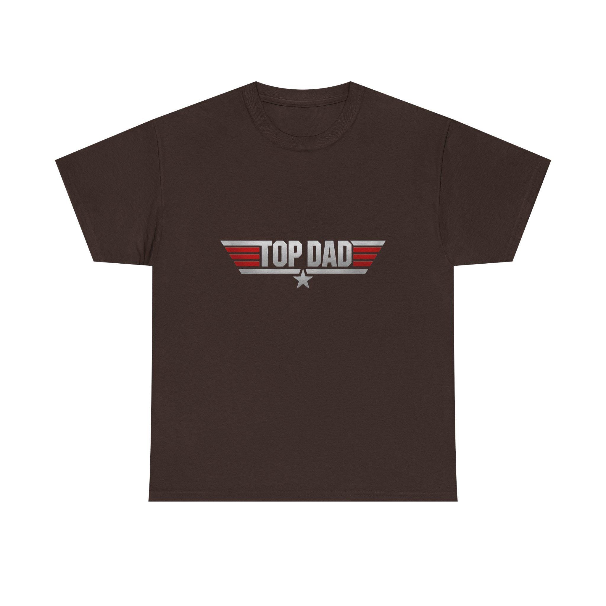 Top Dad retro wings Tee | Father graphic shirt, military star logo, Excellent Gift!