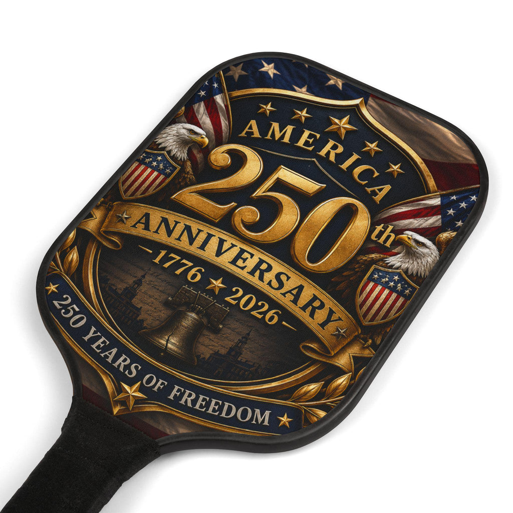 America 250th Anniversary Pickleball Paddle Set | 1776 2026 Patriotic Design, Excellent Gift!