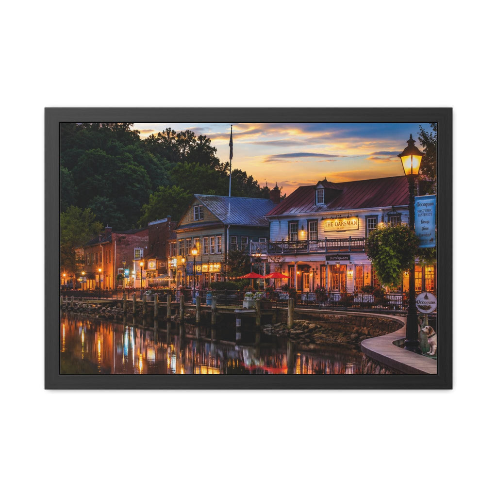 Occoquan Historic District Waterfront Print | Virginia River Town Photography (Digital Download), Excellent Gift!
