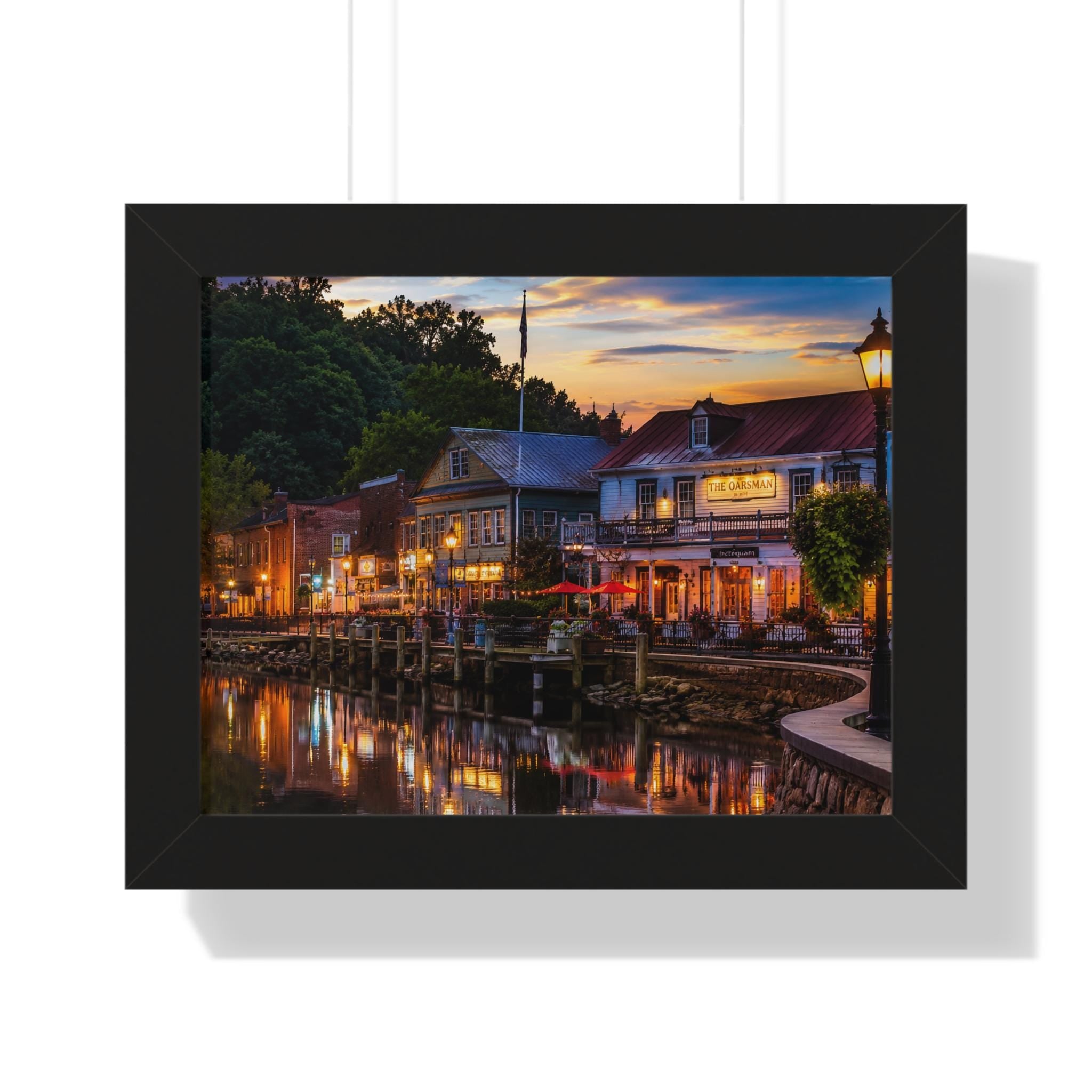 Occoquan Historic District Waterfront Print | Virginia River Town Photography (Digital Download), Excellent Gift!