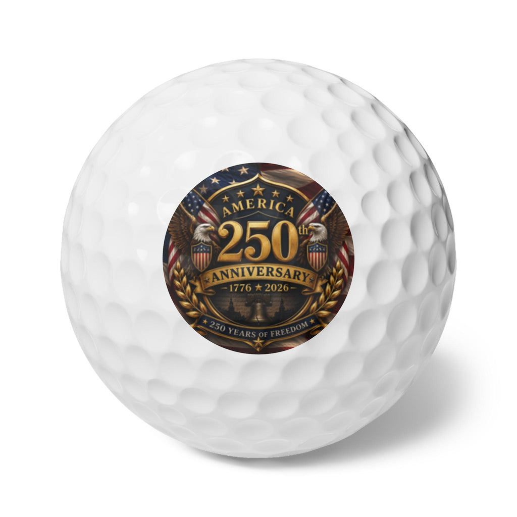 250th Anniversary Golf Balls, 6pcs, Excellent Gift!