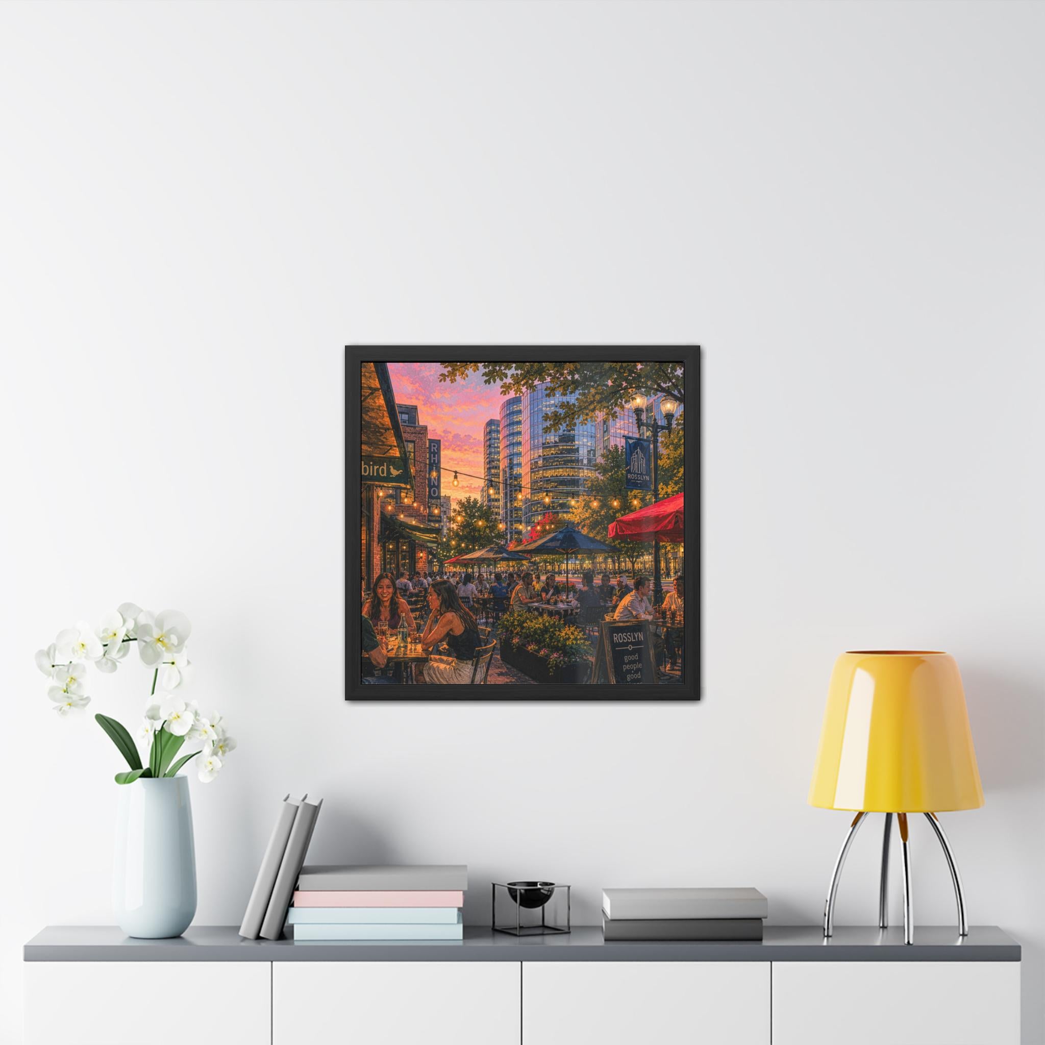 Rosslyn Virginia Wall Art Printable | Northern Virginia Sunset Print | DC Area Cityscape Photography | Digital Download