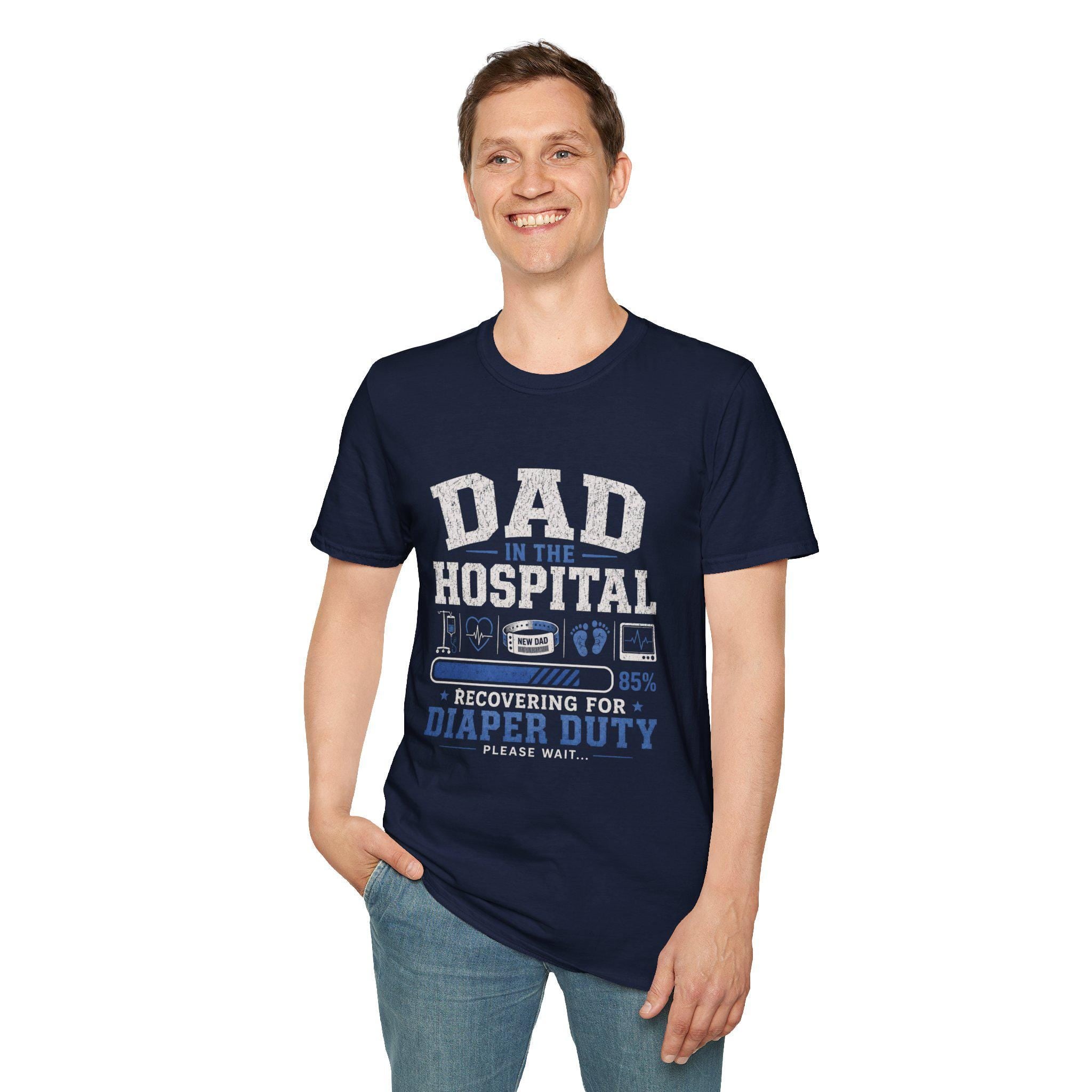 NEW Dad in the Hospital T-Shirt | Recovering from Diaper Duty