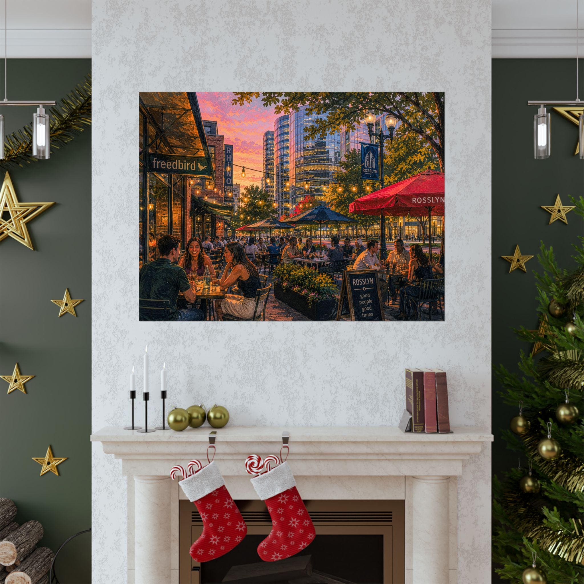 Rosslyn Virginia Wall Art Printable | Northern Virginia Sunset Print | DC Area Cityscape Photography | Digital Download