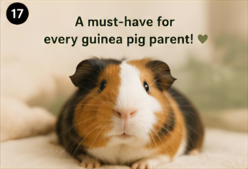 Guinea Pig Feeding and Daily Care Tracker Printable (PDF Download)