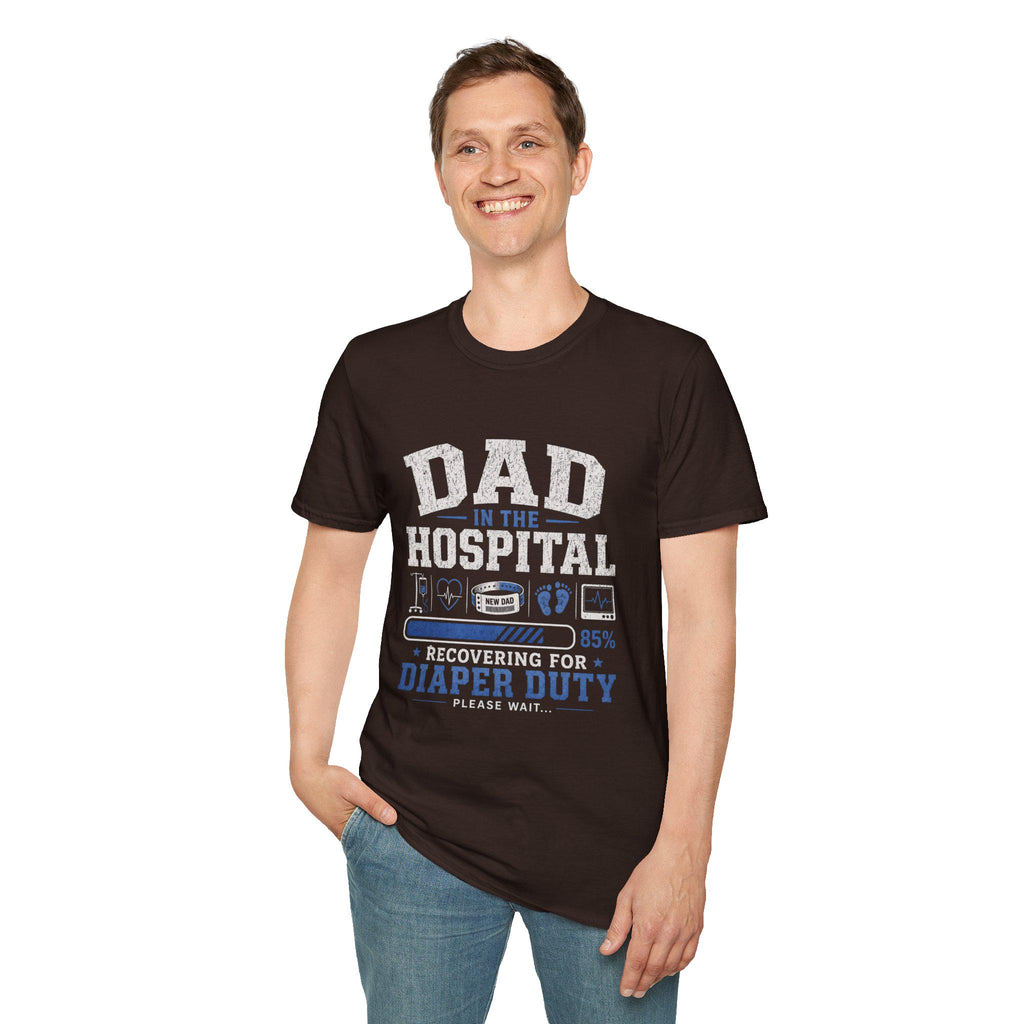 NEW Dad in the Hospital T-Shirt | Recovering from Diaper Duty